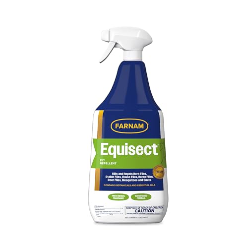 Water-Based Botanical Fly Repellent for Horses - 32 Fl Oz