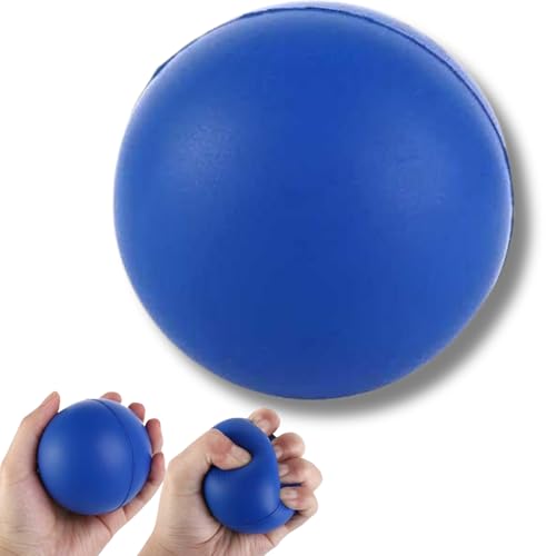 Hand Exercise Grip Ball - Blue Finger Strengthener for Sports & Fitness