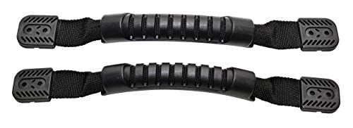 Kayak Carry Handles - 11-Inch Molded Nylon Webbing Grip with End Caps (2 Pack)