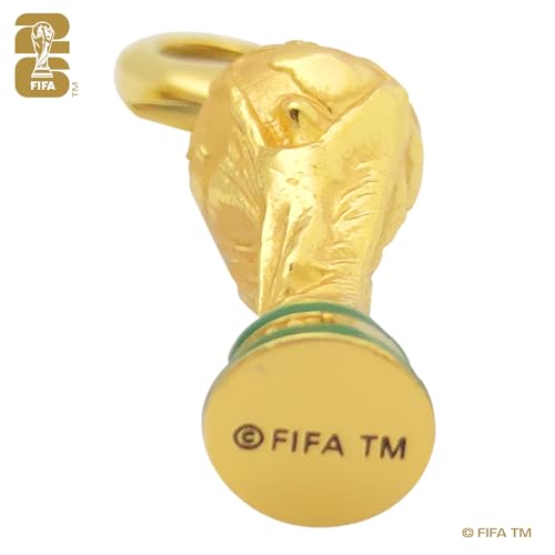 FIFA World Cup 2026 3D Trophy Dangler - Premium Zinc Alloy Keychain