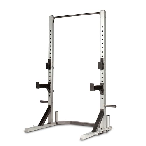 Heavy-Duty Power Rack for Home Gym - Gray