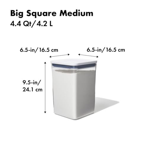 OXO Good Grips POP Food Storage Container 4.4 Qt White - Airtight Pantry Organizer