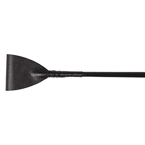 Huntley Equestrian 16-Inch Leather Jumping Bat Riding Crop with Leather Handle