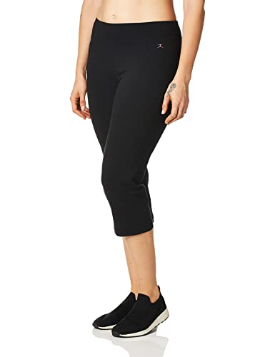 Danskin Women's Basic Capri Pants Large Black Athletic & Casual Wear