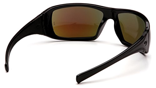Safety Glasses - Pyramex Goliath Black Frame with Clear Anti-Fog Lens