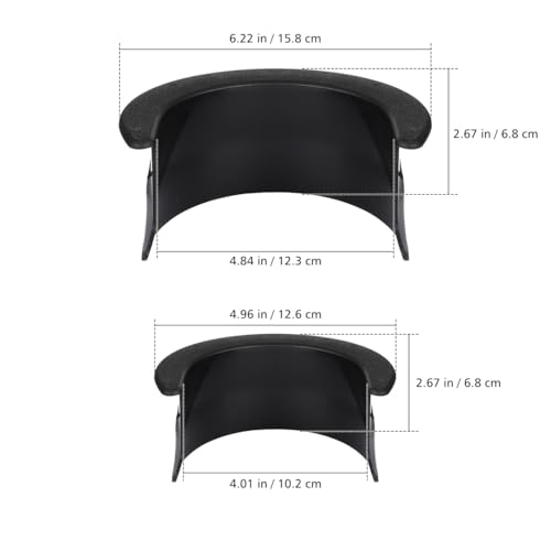 6 Pack Pool Table Billiard Pocket Liners - Black Plastic Corner & Side Protectors