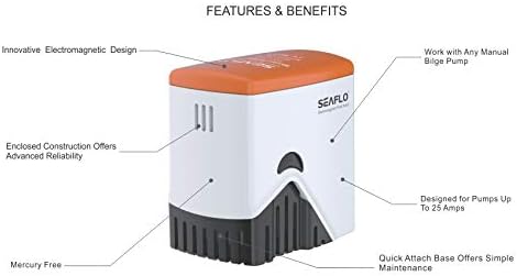 SEAFLO 05-Series Heavy Duty Bilge Pump Float Switch - Reliable Water Level Control