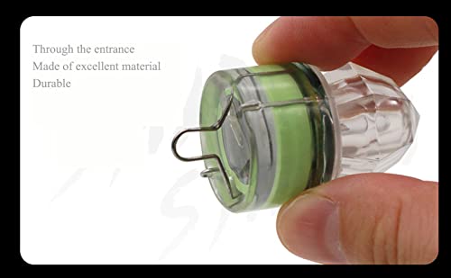 Edearkar 10 Pack Underwater LED Fishing Lights Waterproof Deep Drop Lures for Tuna & Swordfish