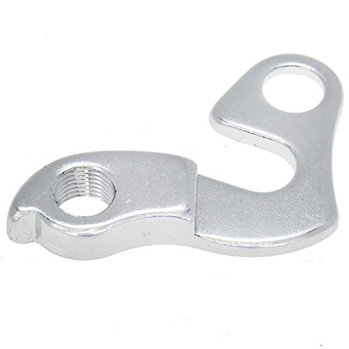 Bicycle Derailleur Hanger - 2 Pack, M9 Thread, Silver Tone
