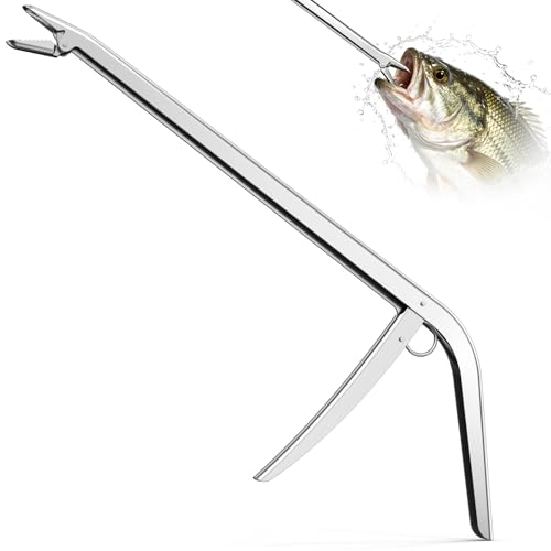 11.5-Inch Stainless Steel Fishing Hook Extractor - Serrated Jaw Dehooker
