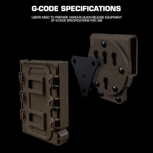 Universal RTI Hanger Adapter Plate - Aluminum Tactical Holster Mount - GCA39/GCA33 Compatible - GB-ACC-06