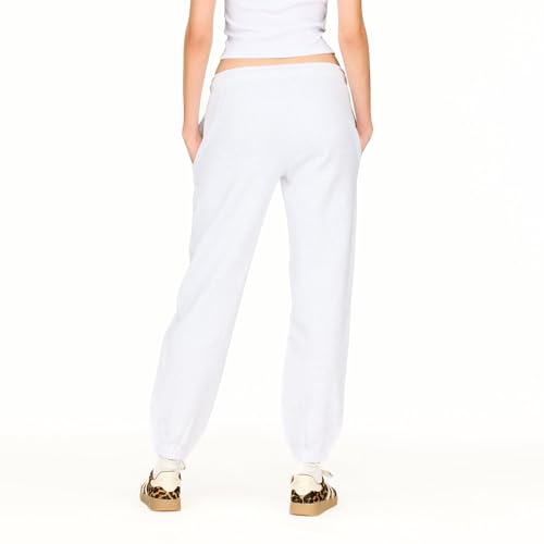 Fleece Joggers with Patch Detail - Elastic Waistband, Medium Cloud Grey