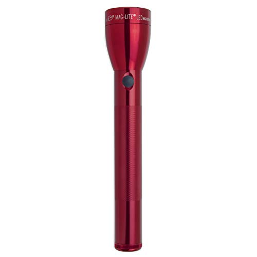 Maglite ML50L LED 3-Cell c Flashlight in Display Box, Red