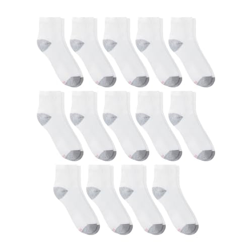 Moisture-Wicking Cushioned Athletic Socks - 14 Pack