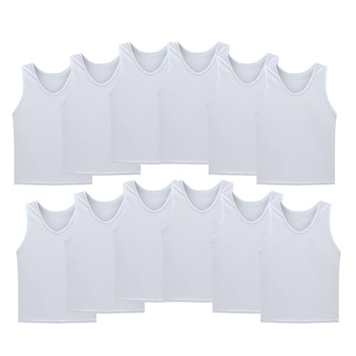 Mesh Scrimmage Jerseys for Kids, Teens & Adults - 12 Pack