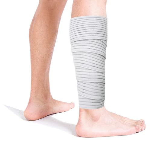 Calf Compression Sleeve Wrap for Shin Splints - White