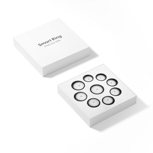 Smart Ring Fitness Tracker - Heart Rate, Sleep & Blood Oxygen Monitor