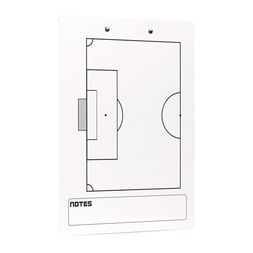 Soccer Coaches Clipboard - Double-Sided Dry Erase Whiteboard