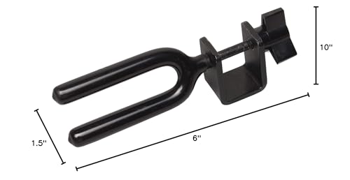 Universal Bow Holder for Treestands - Metal with Rubber Coating, Fits Most Hunting Stands
