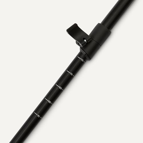 Amazon Basics Adjustable Collapsible Hiking Poles - Lightweight Aluminum, All-Terrain Support
