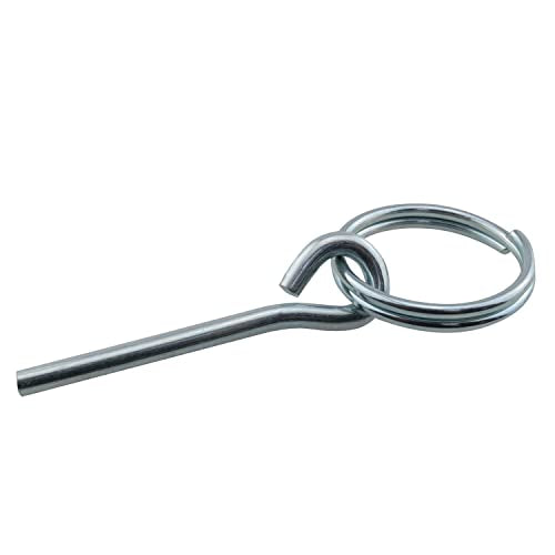Stainless Steel Tent Pole Rings with 2 Pins - 4pcs Set