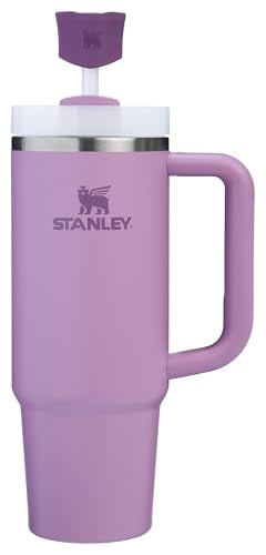 Stay Smooth Straw Topper 2-Pack - Dark Lilac Silicone Cap