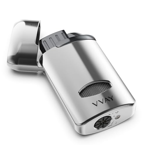 Windproof Jet Flame Lighter - Refillable Butane Gas Lighter