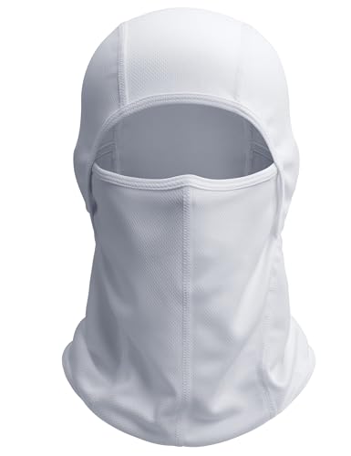 Ski Mask Balaclava - Windproof UV Protection - White
