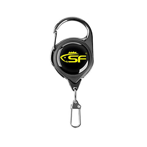 Fly Fishing Zinger Retractor - 3 Pack, Black