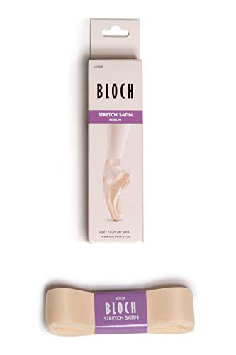 Ballet Pointe Shoe Stretch Satin Ribbon - Pink, 2 Yards