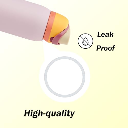 6 Pcs Replacement Silicone Gaskets for Owala FreeSip Bottles - Clear