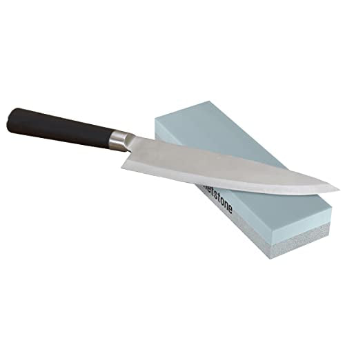 Whetstone Cutlery Dual-Sided 400/1000 Grit Wet Stone Knife Sharpening Stone 1-Pack