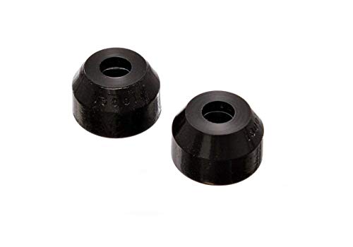 Polyurethane Tie Rod End Boot Set - Black, 2 Pack