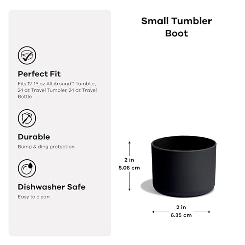 Hydro Flask Small Surf Tumbler Boot - Fits Up to 28 Oz Tumblers, Protective Silicone Cover