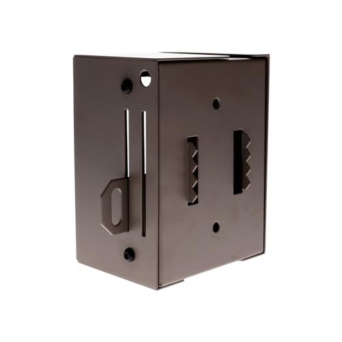 Stealth Cam Small Brown Security Bear Box for Trail Cameras - Heavy-Duty Weather-Resistant Metal