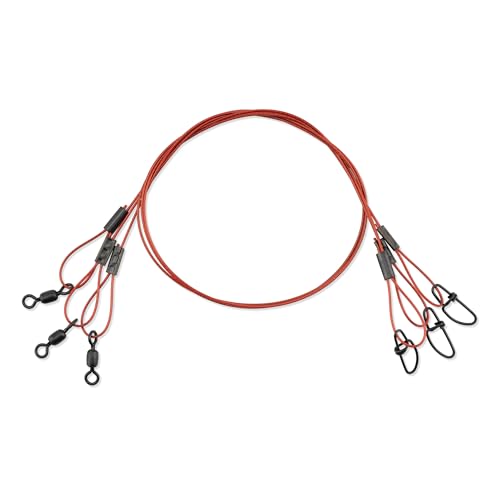 Bleeding Leader 12-inch Wire Fishing Leaders - 30 lb Test, 3 Pack