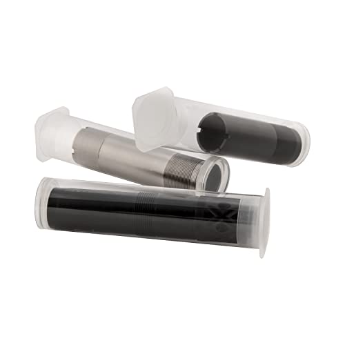Choke Tube Vials Case - Holds 5 or 6 Choke Tubes, Black/Red