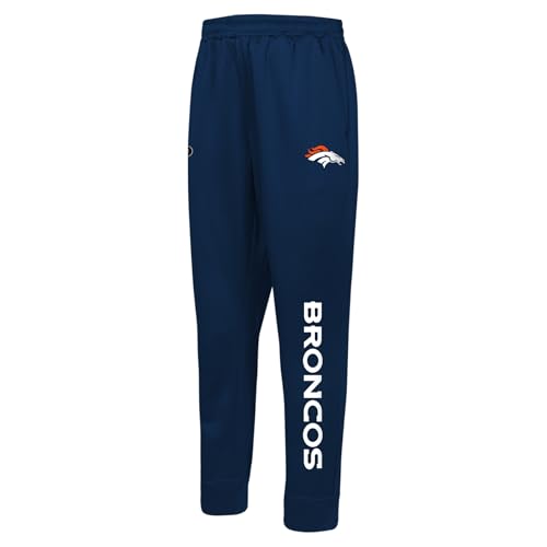 NFL Men's Side Line Elastic Tech Jogger - Denver Broncos Medium