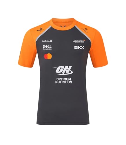 Castore McLaren F1 2025 Men's Team T-Shirt Phantom / Autumn Glory Large