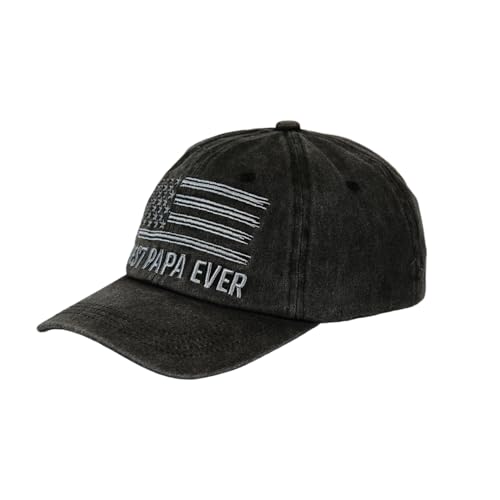 American Flag Embroidered Trucker Hat - Unisex Cotton Baseball Cap Tb07