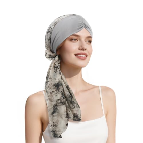 Chemo Headwear Turban for Women - Butterflies Hair Scarf