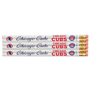 Chicago Cubs Pencil Set - 6 Pack of Officially Licensed Pencils