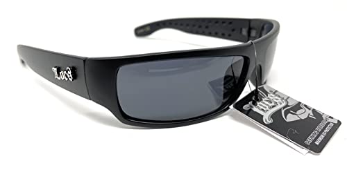 Hardcore Gangster Cholo Sunglasses - Narrow Rectangular Matte Black
