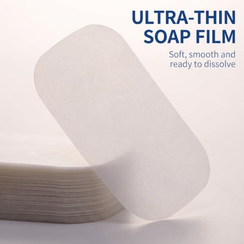 500 Portable Disposable Soap Sheets for Travel & Outdoor Use