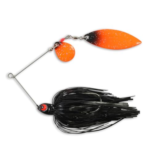 Reed Runner Tandem Spin Spinner Bait - Blackbird / 1/2 Oz