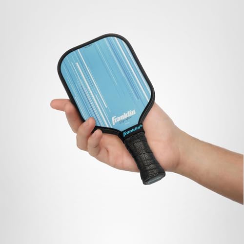 Franklin Sports Mini Pickleball Game Set - Tabletop Pickleball Paddle + Ball Indoor Game for Adults + Kids - Includes (2) 9" Inch Paddles + (2) 1.65" Inch Mini Pickleballs - Blue + Pink