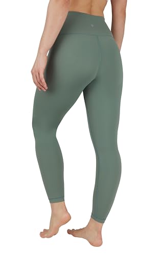 High Waist Ankle Leggings - Elastic Free V-Back Design