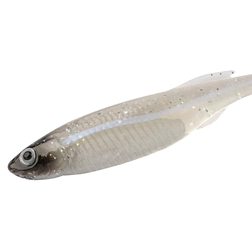 Drip Minnow Fishing Soft Bait - Blue Liner / 5"
