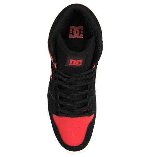Hi-Top Skate Shoes for Men - DC Manteca 4 - Black/Red