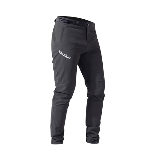 VEXALON Men's Mountain Bike Pants 32 Dark Grey Quick-Dry Breathable Cycling Gear